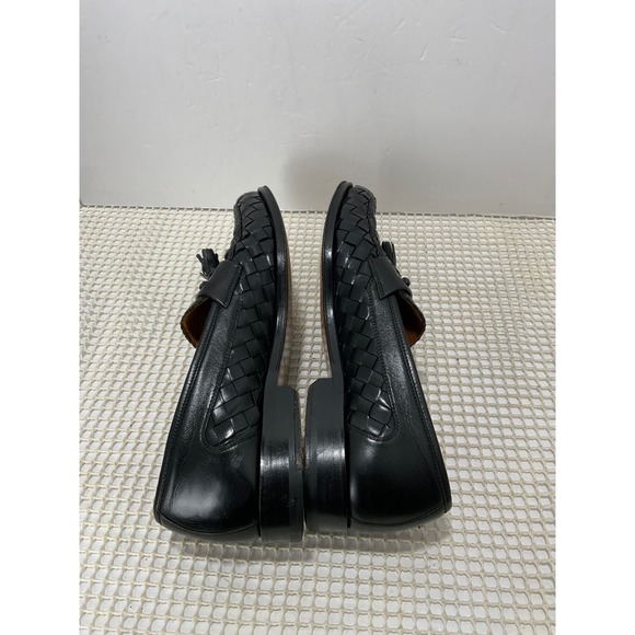Magnanni Leather Tassel Loafers Mens‎ Size 8 Black EUC main image 4